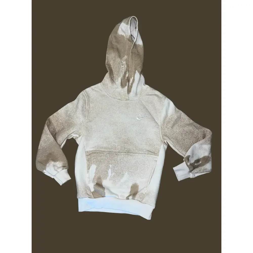 Nike Hooded Sweatshirt, boys Size Small, Unique Pattern